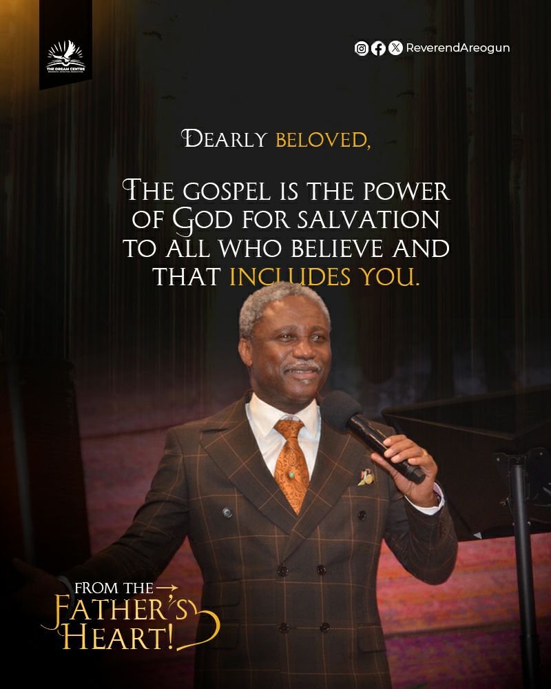 🕊️ DEARLY BELOVED…
 The Gospel is not just information—it’s power.
Power to save.
Power to restore.
Power to transform.

📖 “The Gospel is the power of God unto salvation to all who believe…”
And YES—that includes YOU.
If you’ve ever wondered if God’s love reaches your corner