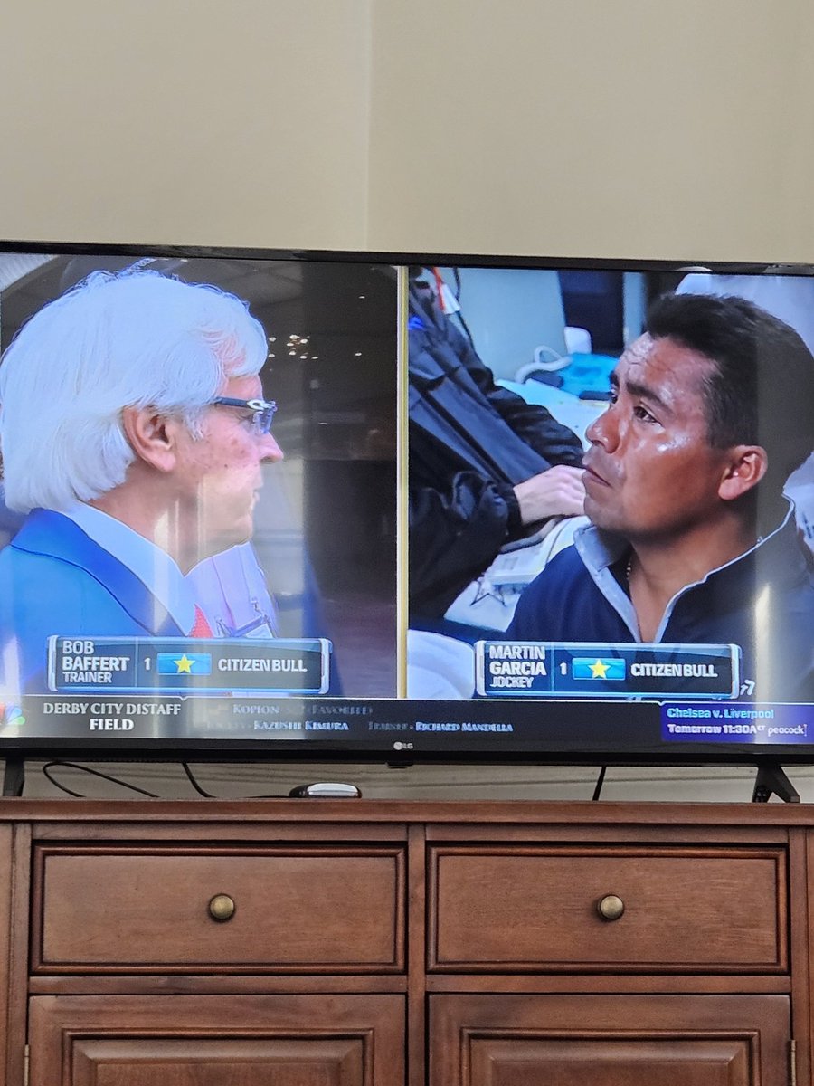 Lol every owner is an old white guy and every jockey is a 5'2 mexican

I love this sport