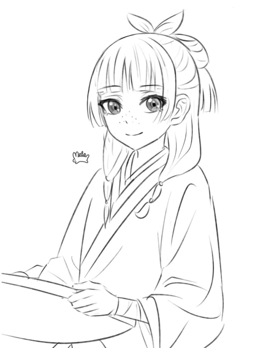 justmelonzzzz's tweet photo. Maomao portrait sketch ✍🏻 i love her so much🥺
#ApothecaryDiaries #Maomao #art #digitalart #smallartist #illustration #digitalartist https://t.co/XILvHigqfr