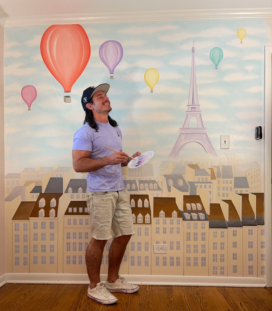 MKSART's tweet image. Would you me to paint you a mural? #art #mural #ArtistOnTwitter #paris #ParisRoubaix #france #eiffeltower #artist #explore