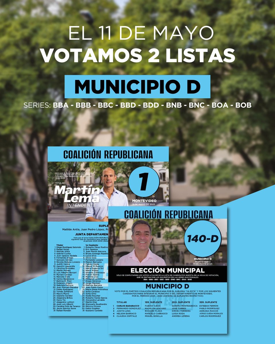 Esta tarde nos visitó por nuestro club de Jacinto Vera el compañero y amigo Carlos Badaracco, candidato a alcalde por el Municipio D.

¡A Carlos lo podés votar este 11 de mayo con la lista 140-D!

#YaEstá