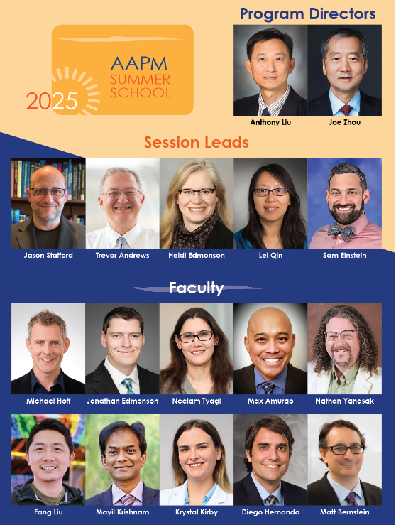 Fang Liu (@drfangliu) on Twitter photo 🚨 Excited to join the #AAPM Summer School 2025 (June 19–24, Univ. of Denver)—the first MRI-focused SS since 1992!
I'll be speaking on emerging #AI applications in #MRI alongside a fantastic faculty. Endorsed by <a href="/ISMRM/">ISMRM</a>.
🔗 w4.aapm.org/meetings/2025S…
#MRPhysics #Radiology <a href="/aapmHQ/">American Association of Physicists in Medicine</a> 🚨 Excited to join the #AAPM Summer School 2025 (June 19–24, Univ. of Denver)—the first MRI-focused SS since 1992!
I'll be speaking on emerging #AI applications in #MRI alongside a fantastic faculty. Endorsed by <a href="/ISMRM/">ISMRM</a>.
🔗 w4.aapm.org/meetings/2025S…
#MRPhysics #Radiology <a href="/aapmHQ/">American Association of Physicists in Medicine</a>