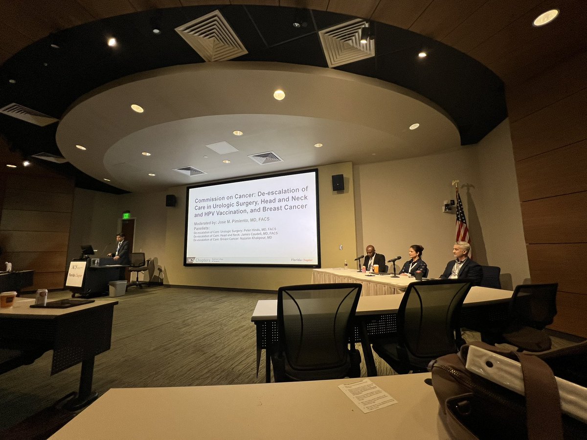 FloridaACS (@floridaacs) on Twitter photo Dr Pimiento leads the FC <a href="/AmCollSurgeons/">American College of Surgeons</a> Commission on Cancer panel: De-escalation of Care in Urologic, Head and Neck and Breast surgery with Drs. Hinds, <a href="/JJCaudell/">James Caudell</a> and Khakpour! <a href="/AmColSurgCancer/">ACS Cancer Programs</a> <a href="/MoffittNews/">Moffitt Cancer Center</a> <a href="/LKLDRegional/">Lakeland Regional Health</a> #FCACS25 Dr Pimiento leads the FC <a href="/AmCollSurgeons/">American College of Surgeons</a> Commission on Cancer panel: De-escalation of Care in Urologic, Head and Neck and Breast surgery with Drs. Hinds, <a href="/JJCaudell/">James Caudell</a> and Khakpour! <a href="/AmColSurgCancer/">ACS Cancer Programs</a> <a href="/MoffittNews/">Moffitt Cancer Center</a> <a href="/LKLDRegional/">Lakeland Regional Health</a> #FCACS25
