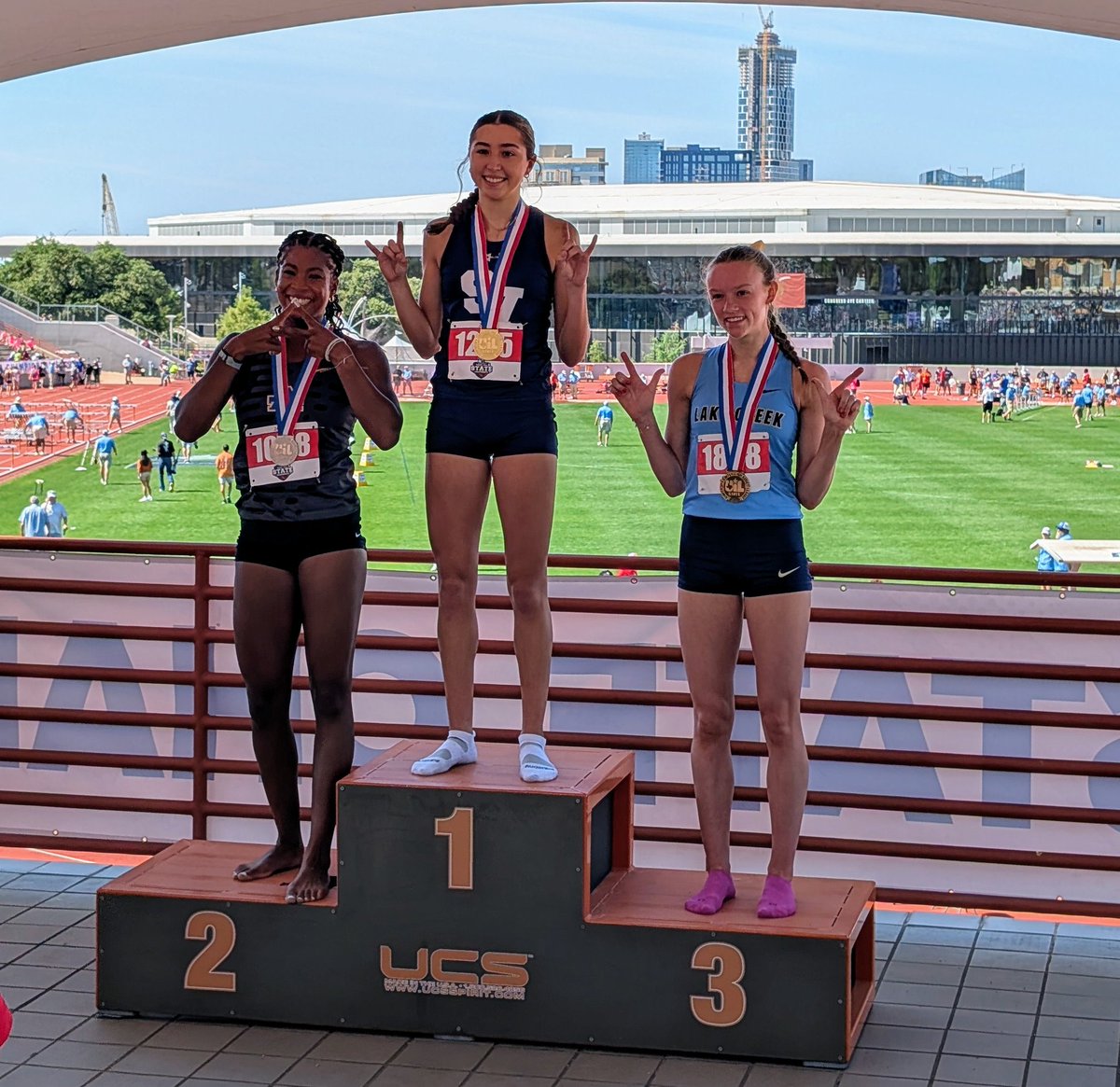 SVHSXC1's tweet photo. 🚨 State Champion Alert! 🚨 Mia Perez takes 🥇 in the 800 with a new school record and San Antonio city record of 2:07.60 https://t.co/MssZpwIn9j