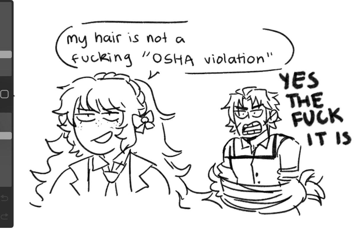 my sister asked me to draw ishmael (ft heathcliff)