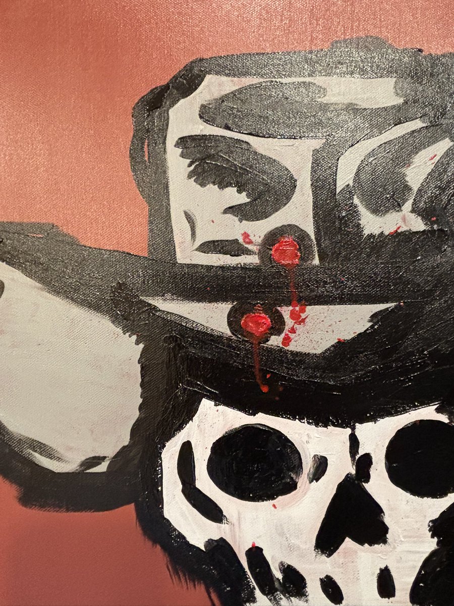 Whitmore_works's tweet photo. “Too Slow.” 
20x20
Acrylic on canvas 
Contact for purchase 
.
.
.
#painting #art #cowboy #western #country https://t.co/gBvlTPY5Qn