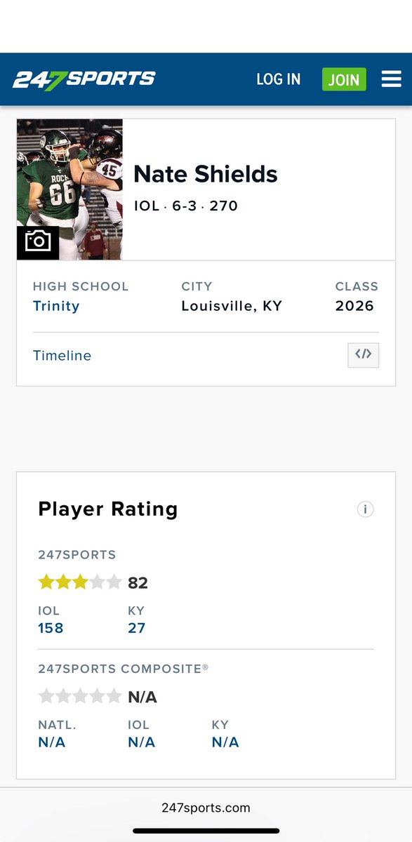 Nate Shields (@shields_na8096) on Twitter photo Blessed to be ranked as a 3 star recruit on 24/7
<a href="/CoachBernardi74/">Joe Bernardi</a> <a href="/Coach_Burks/">Chandler Burks</a> <a href="/TheKramme/">Zachary Kramme</a> <a href="/Joey_Suchy/">Joey Suchy</a> <a href="/Coach_WebbWFU/">Carter Webb</a> <a href="/jaxegan_eku/">Jax Egan</a> <a href="/jdemling/">Jody Demling</a> <a href="/TrinityHSFB/">Trinity HS Football</a> <a href="/Coach_MFox/">Michael Fox</a> <a href="/Aspirationsgym/">C.Vaughn@Aspirations</a> Blessed to be ranked as a 3 star recruit on 24/7
<a href="/CoachBernardi74/">Joe Bernardi</a> <a href="/Coach_Burks/">Chandler Burks</a> <a href="/TheKramme/">Zachary Kramme</a> <a href="/Joey_Suchy/">Joey Suchy</a> <a href="/Coach_WebbWFU/">Carter Webb</a> <a href="/jaxegan_eku/">Jax Egan</a> <a href="/jdemling/">Jody Demling</a> <a href="/TrinityHSFB/">Trinity HS Football</a> <a href="/Coach_MFox/">Michael Fox</a> <a href="/Aspirationsgym/">C.Vaughn@Aspirations</a>