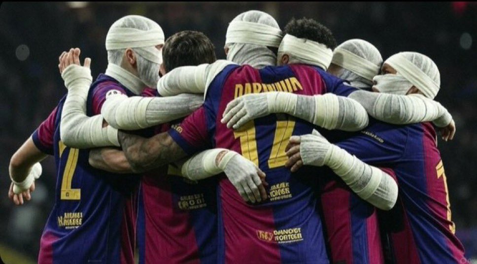 El FC Barcelona jugando el próximo Clásico de Liga: