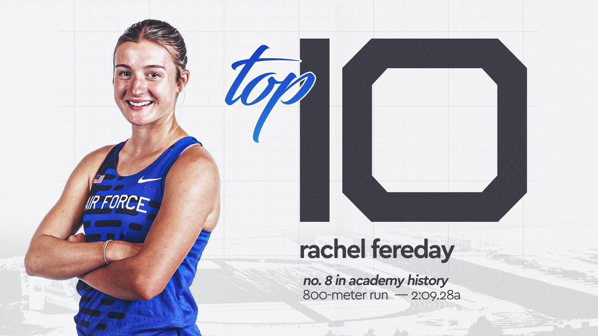 CO | Rachel Fereday finished third in the 800-meter run with a time of 2:10.04 - and moved up to No. 8️⃣ on the program's all-time standings with an altitude-adjusted mark of 2:09.28!