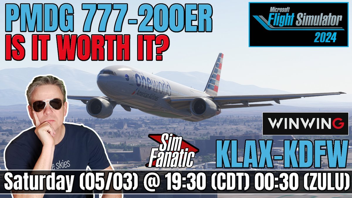 🚨 New Release! PMDG 777-200ER, Is It Worth Buying? | MSFS 2024 | 777-200ER vs 777-300ER #msfs2020 #msfs #winwing #pmdg
youtube.com/watch?v=YMU-GX…