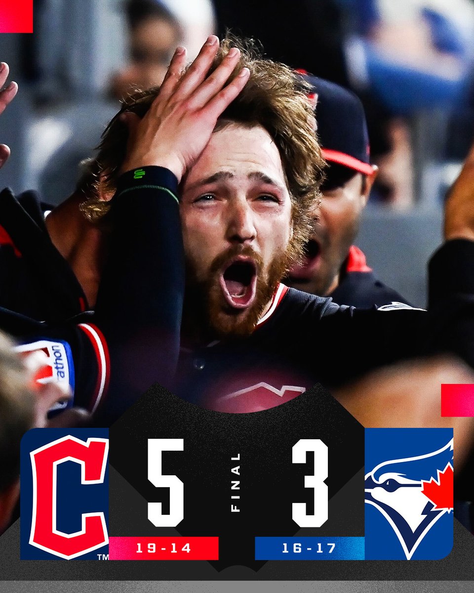 MLB (@mlb) on Twitter photo Daniel Schneemann plates all 5 <a href="/CleGuardians/">Cleveland Guardians</a> runs in a comeback victory vs. Toronto! Daniel Schneemann plates all 5 <a href="/CleGuardians/">Cleveland Guardians</a> runs in a comeback victory vs. Toronto!