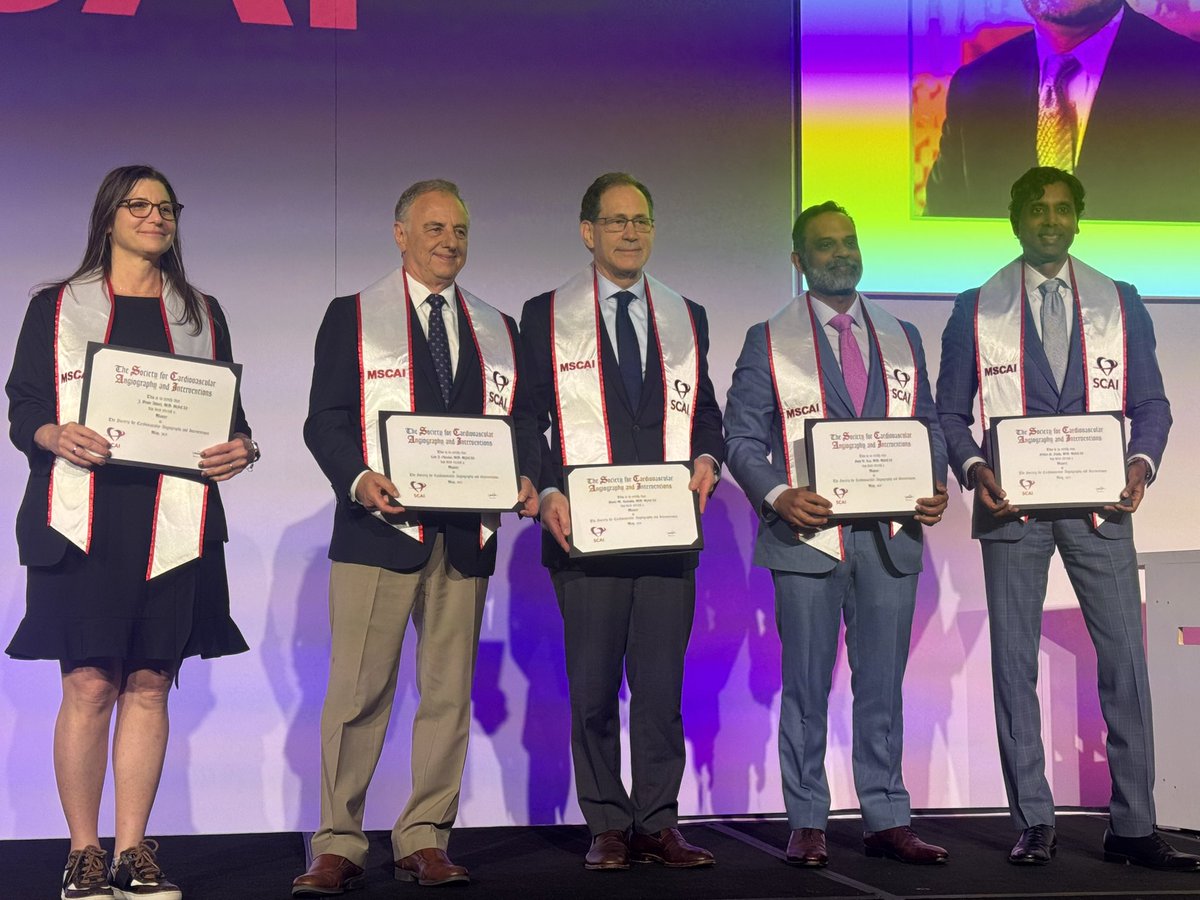Allison Dupont, MD (@allison_dupont) on Twitter photo Congratulations to the 2025 MSCAIβs! True masters of interventional cardiology. <a href="/SCAI/">SCAI</a> #SCAI2025
<a href="/JDawnAbbott1/">J Dawn Abbott</a> <a href="/SVRaoMD/">Sunil V. Rao</a> <a href="/SrihariNaiduMD/">Srihari S. Naidu, MD</a> Congratulations to the 2025 MSCAIβs! True masters of interventional cardiology. <a href="/SCAI/">SCAI</a> #SCAI2025
<a href="/JDawnAbbott1/">J Dawn Abbott</a> <a href="/SVRaoMD/">Sunil V. Rao</a> <a href="/SrihariNaiduMD/">Srihari S. Naidu, MD</a>