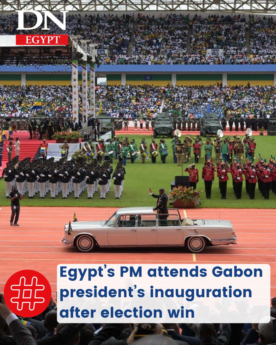 Egypt’s PM attends Gabon president’s inauguration after election win

Read more: shorturl.at/RYxSt