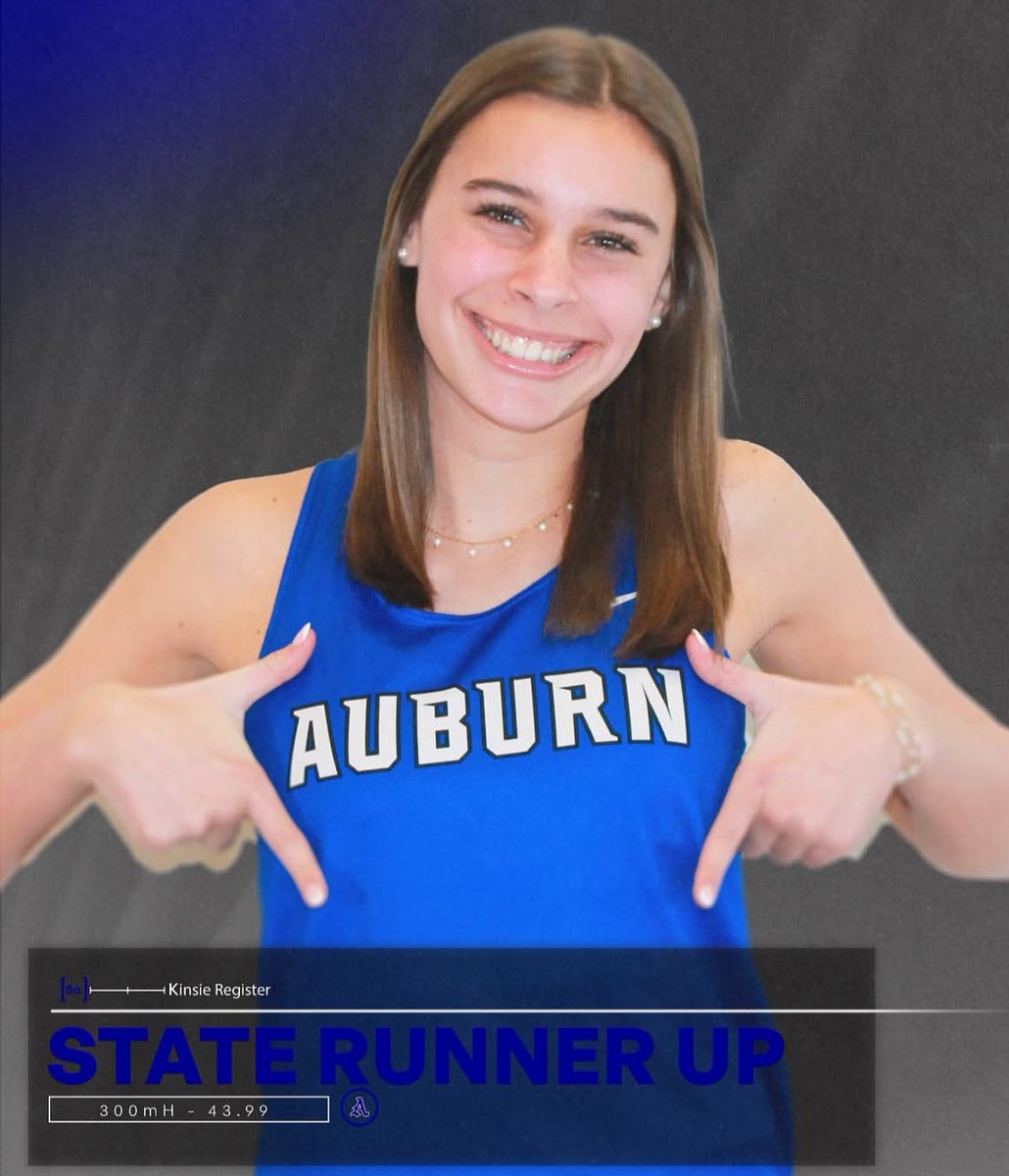 2025 State Update:

KINS CAN’T BE STOPPED 💪!
Kinsie takes 🥈 in the Girls 7A 300mH with a staggering 43.99 😱!

Graphic: Graham Matz

#ClawsUP🐾
#AllState🥈