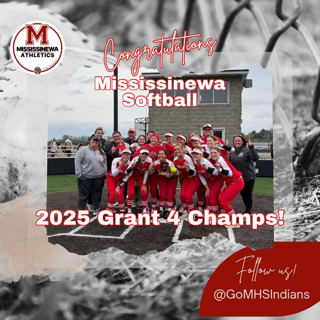 Mississinewa High School Athletics (@gomhsindians) on Twitter photo Congratulations to Varsity Softball for winning this year’s Grant 4 tournament! The Lady Indians defeated MG in game #1 and Eastbrook in the championship!
<a href="/GoMHSIndians/">Mississinewa High School Athletics</a> Congratulations to Varsity Softball for winning this year’s Grant 4 tournament! The Lady Indians defeated MG in game #1 and Eastbrook in the championship!
<a href="/GoMHSIndians/">Mississinewa High School Athletics</a>