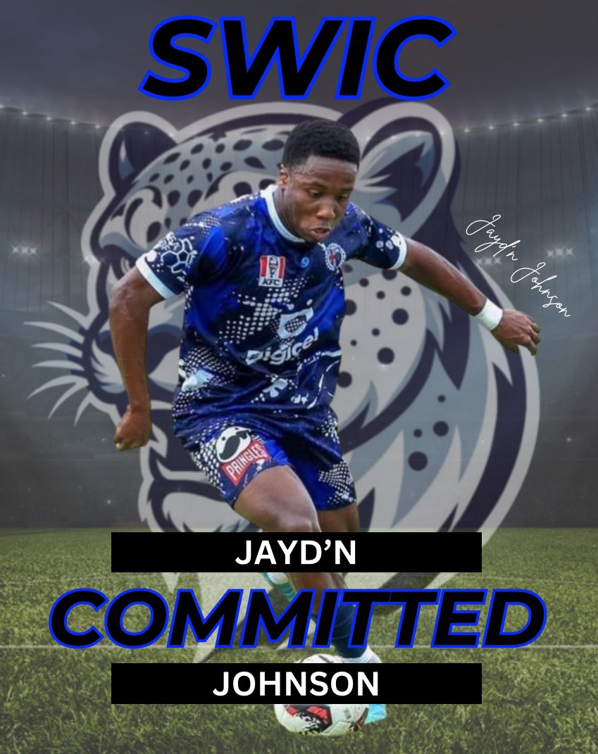 🚨COMMITTED🚨 Welcome to the Blue Storm Family Jayd’n Johnson!! 🔵⛈️

⚽️Walker Cup Champions 2023 (HS)

⚽️Manning Cup Leading Goal Scorer 2023 (HS)

⚽️Manning Cup Champions 2022 (HS)

⚽️Champions Cup winners 2022

49 HS games         
36 goals        
20 assists