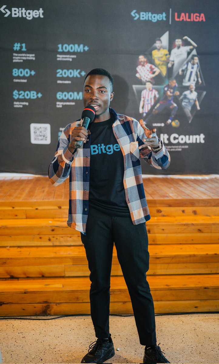 Cheriz_wilfred's tweet photo. Crypto is alive in #Kenya got a chance  to share my experience at #Bitget Community Education Day and the energy was to the next-level.
From P2P, Futures, Web3 wallets to financial tools- all cracked down #Africa #Crypto and #Web3 revolution is here
#BitgetMeetupNairobi #DeFi https://t.co/3ysVTxcsJh