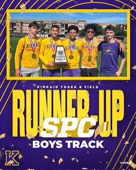 SPC Runner-Up Champions with a record-breaking finish!

4x400m CHAMPS + new school record: Darnell, Andrew, Robert, William 🥇🏃‍♂️🔥
Darnell – 1st in 400m 🥇, 3rd in 200m 🥉
4x100m Relay – 2nd place: William, Wayne, Christian, Darnell 🥈💨

#TalonsUp #KinkaidTrack #WhereYouBelong