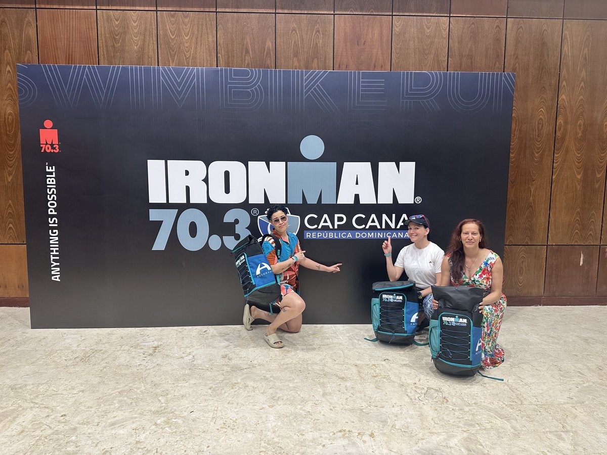 CSARunsAs1's tweet photo. Our teams are ready to take on the IronMan in Cap Cana, D.R. tomorrow 🙌🏽🙌🏽 Let’s send them positive vibes, magnificent cool temperatures, calm seas, and backwinds :) #leadersinmotion #capcana @FollowCSA @owe_csa https://t.co/NXIXSQ63Zw