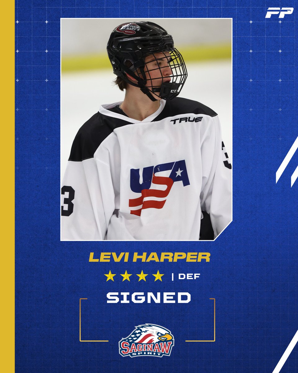 PuckPreps's tweet photo. The OHL's Saginaw Spirit have signed the No. 6 ranked defenseman in the '08 🇺🇸 class Levi Harper who recently led Shattuck St. Mary's to a 16U National Championship scoring 8 points in 6 games. https://t.co/LMvKA84Gpd