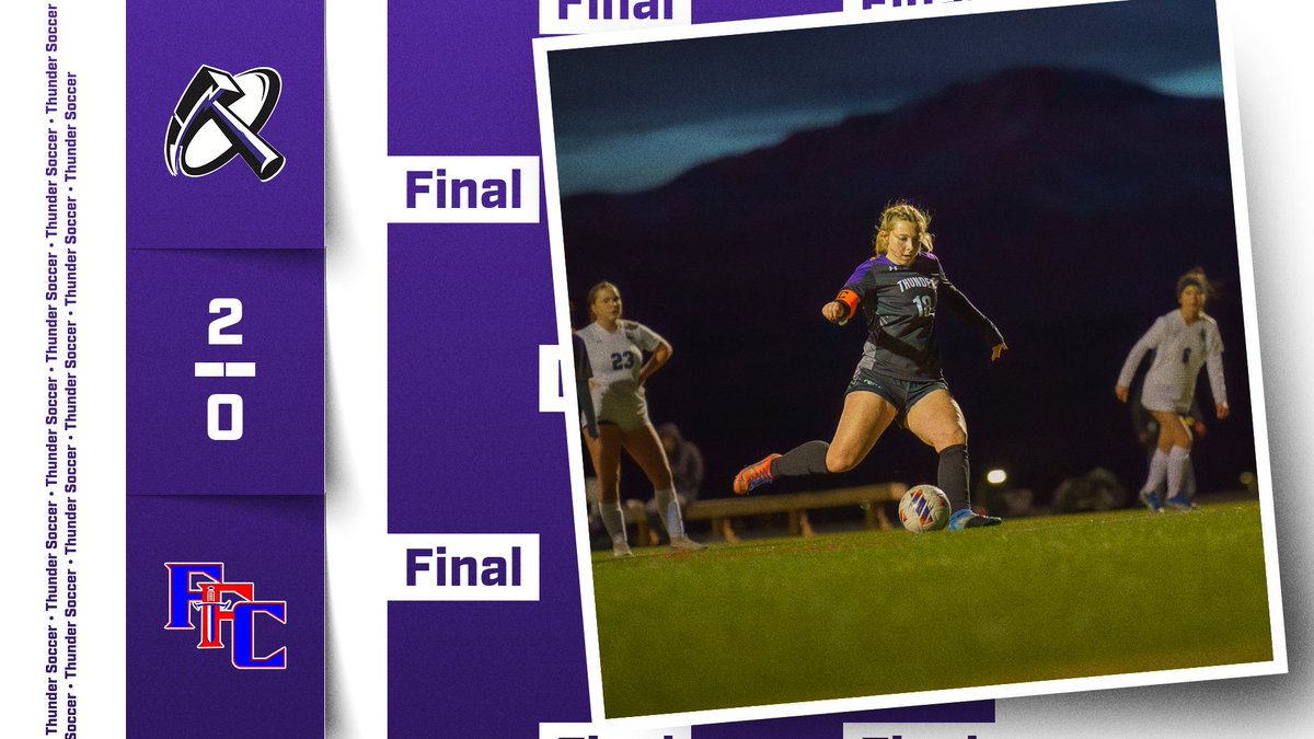 Girls Soccer ⚽️ closes out their season with a victory over Fountain! #GoThunder #copreps