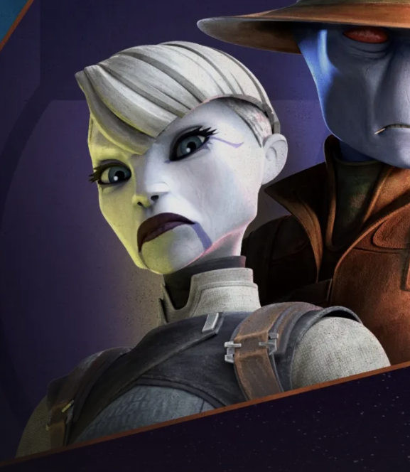 Ventress as featured on the Star Wars Tales Collection Page on Disney+