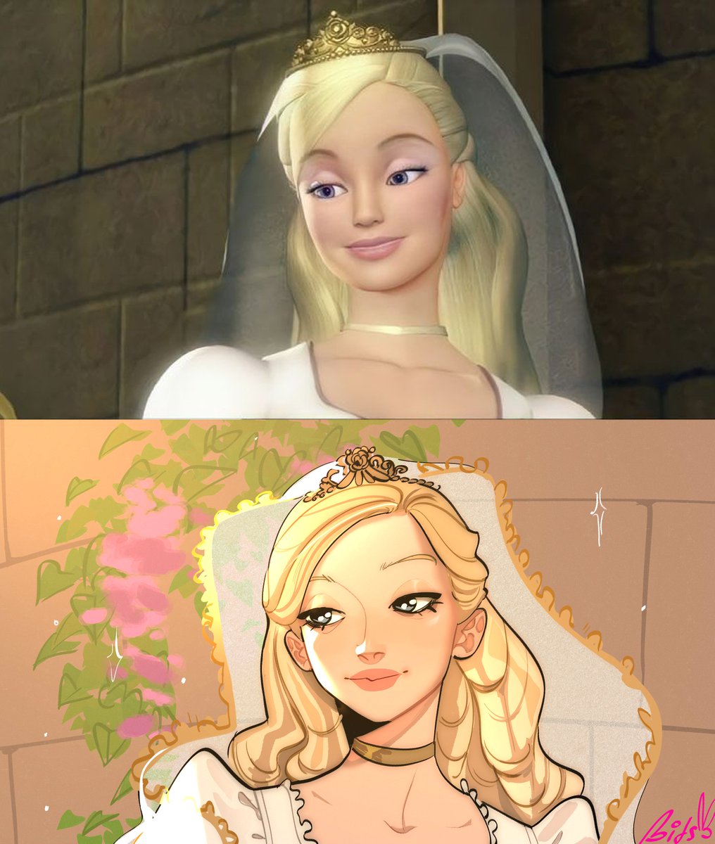 Barbie and the face card