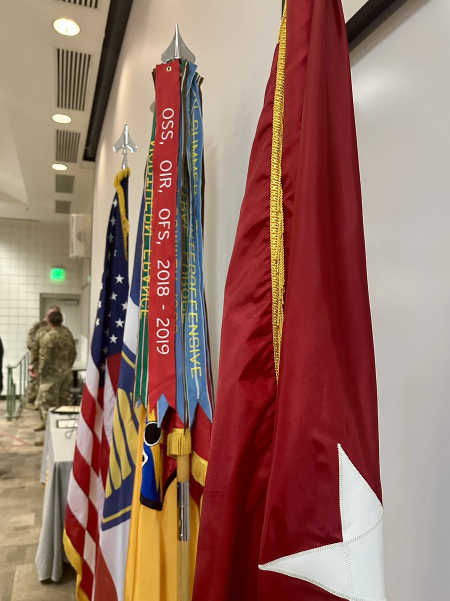 UTNationalGuard's tweet image. Recognizing the Utah National Guard’s 65th Field Artillery Brigade for meritorious service while deployed. More than 130 combat fire missions, taking down ISIS networks and stabilizing the theater of operations for U.S and Coalition Forces. Congratulations Redlegs of @65thFA_BDE