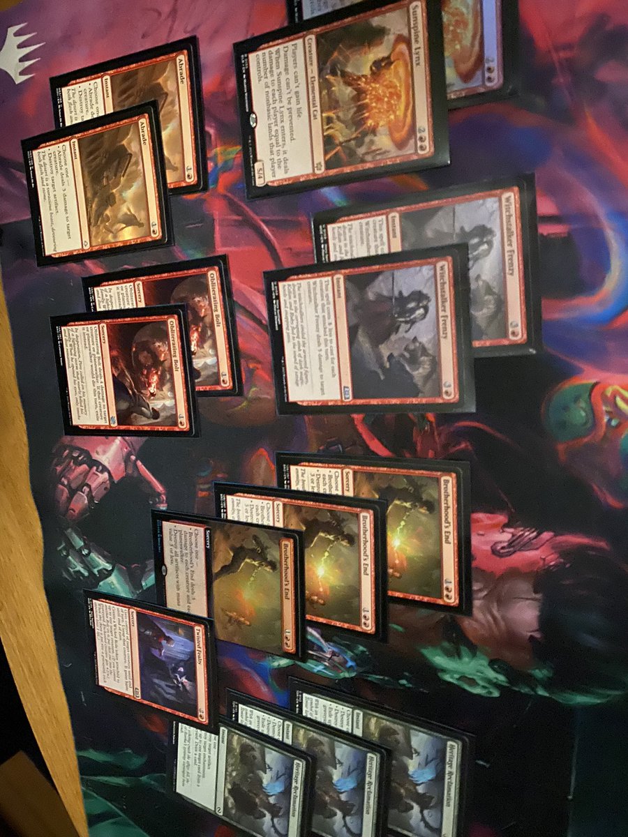 Goblin_Ringleader (@jstrepek) on Twitter photo 4-3 with Standard Goblins in the <a href="/SCGCON/">SCG CON</a> Minni 5k
R1 VS Jeskai Control π₯πͺ¦πͺ¦
R2 VS Izzet Prowess πͺ¦π₯π₯
R3 VS Dimir Control πͺ¦π₯πͺ¦
R4 VS RW Control π₯πͺ¦πͺ¦
R5 VS Eyeballs π π₯π₯
R6 VS Jeskai Control π₯π₯
R7 VS Izzet Prowess πͺ¦π₯π₯
Lucky wins, list is good
<a href="/NRGSeries/">NRG Series</a> <a href="/Flexslot/">Flexslot</a> 4-3 with Standard Goblins in the <a href="/SCGCON/">SCG CON</a> Minni 5k
R1 VS Jeskai Control π₯πͺ¦πͺ¦
R2 VS Izzet Prowess πͺ¦π₯π₯
R3 VS Dimir Control πͺ¦π₯πͺ¦
R4 VS RW Control π₯πͺ¦πͺ¦
R5 VS Eyeballs π π₯π₯
R6 VS Jeskai Control π₯π₯
R7 VS Izzet Prowess πͺ¦π₯π₯
Lucky wins, list is good
<a href="/NRGSeries/">NRG Series</a> <a href="/Flexslot/">Flexslot</a>