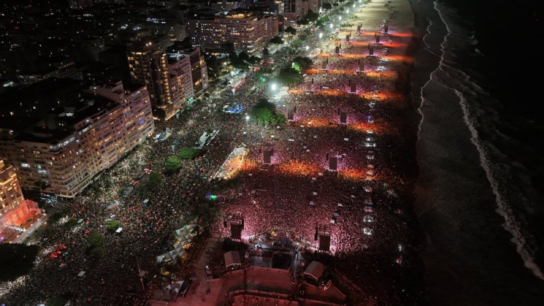 🇧🇷 | AHORA: Playa de Copacabana, Río de Janeiro: