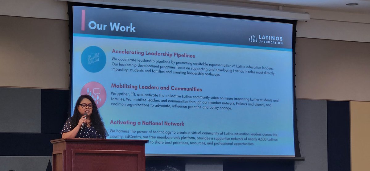 Angela Cala (@angcala) on Twitter photo Inspiring <a href="/Latinos4Ed/">Latinos for Education</a> event today!
I am honored to have facilitated a MLLs cohort and see these amazing PoP presentations. 👏 Representation matters. Students should be able to identify themselves with their educators 🙂 Inspiring <a href="/Latinos4Ed/">Latinos for Education</a> event today!
I am honored to have facilitated a MLLs cohort and see these amazing PoP presentations. 👏 Representation matters. Students should be able to identify themselves with their educators 🙂