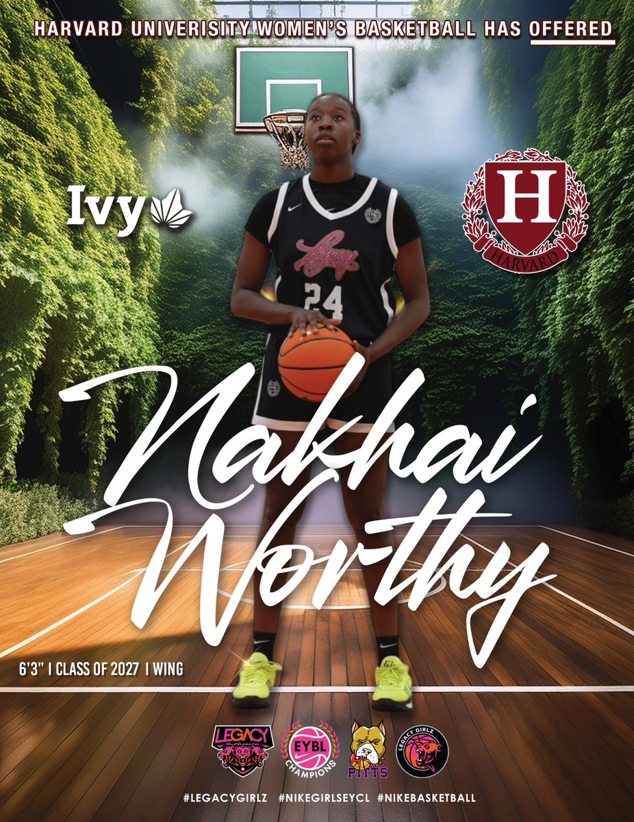 Today I was blessed with my first Ivy League Offer! <a href="/CoachMoore33/">Moore</a> and the <a href="/HarvardWBB/">Harvard Women's Basketball</a> coaching staff, thank you for recognizing my potential both on the court and in the classroom. #BlessedAndGrateful