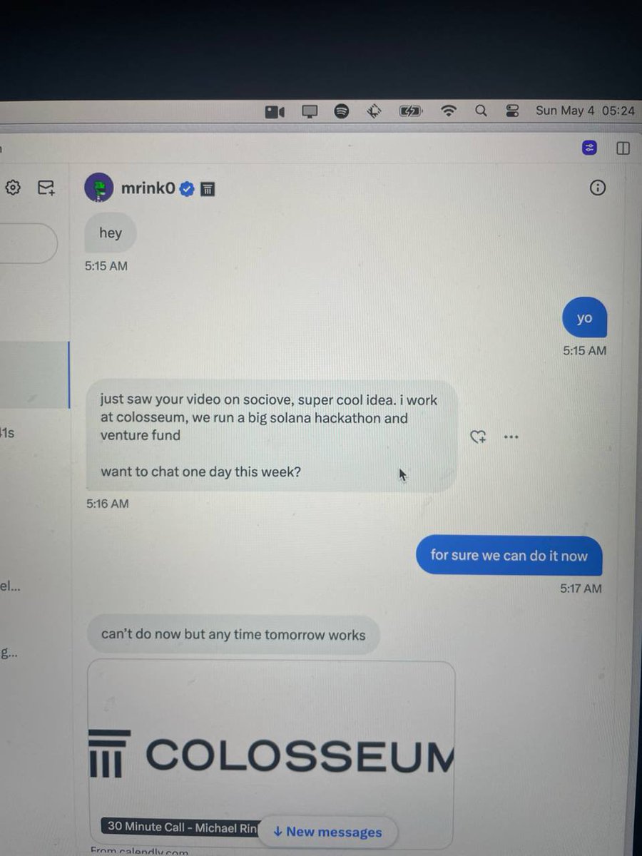 Correction project is #aicreator 

Not a call but put on watchlist. Already pumped
dexscreener.com/solana/HqR7i6Z…

GQgpvgiSzHXyST3kCYBXpykjtcqwS7QXsuif2Foc4aB2

Caizer (solana person) is tapped in with solana team and followed by toly contacing dev of AiCreator⬇️

VC Venture person