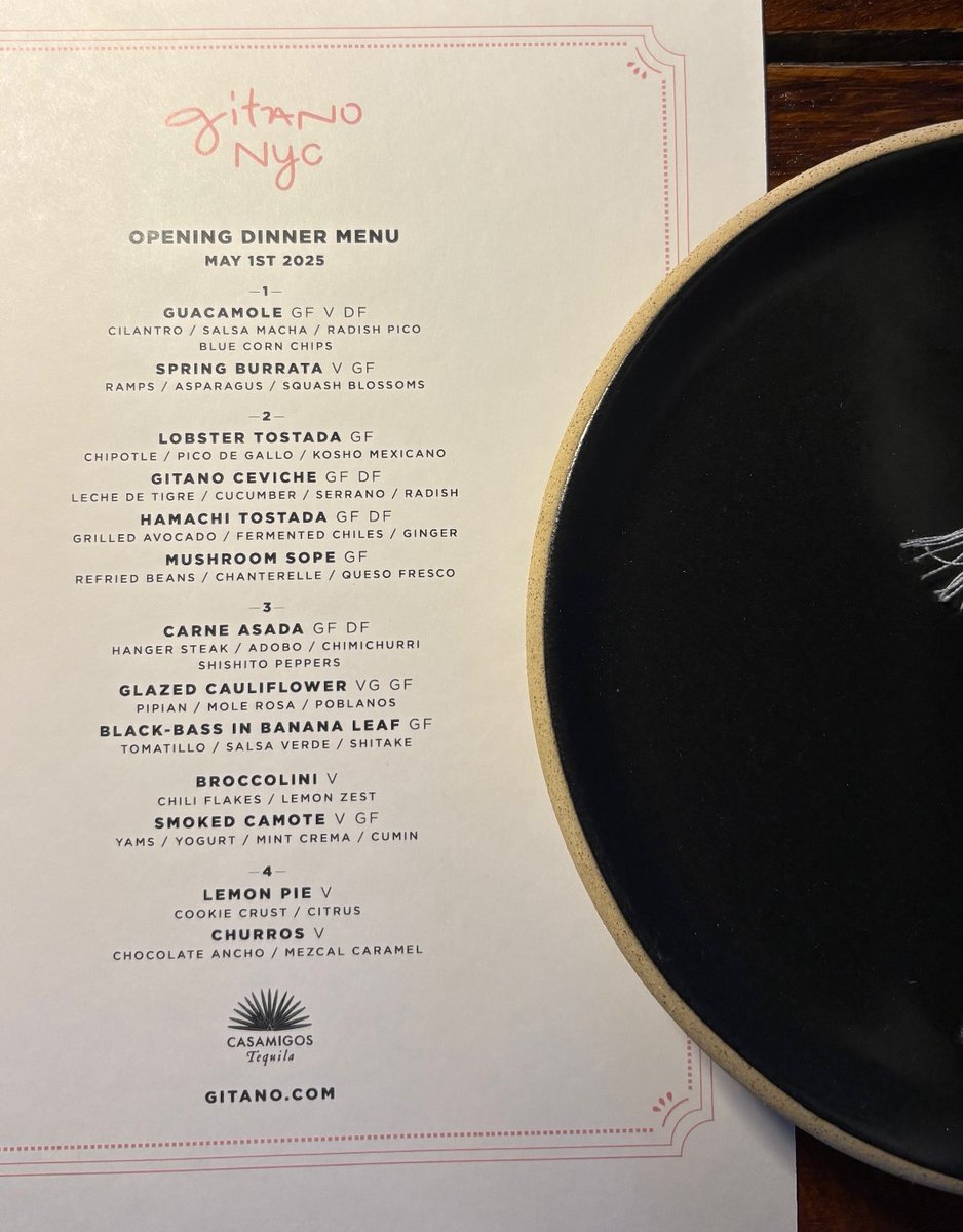 4Gelly's tweet image. My compilation of photos and clips from the grand opening GitanoNYC . Great menu and all guests raised their glasses with a cute personal mini bottle of Don Julio 1942 
youtube.com/watch?v=wmWqpW…