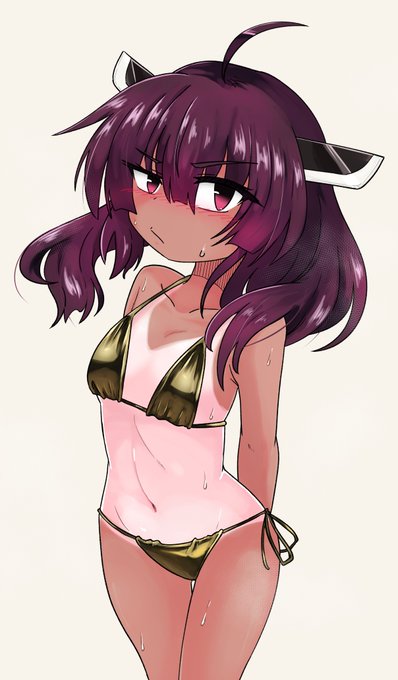 日焼け金ビキニきりたん…… 