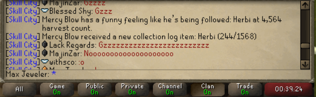 SkillCityOSRS's tweet photo. This week in Skill City:

4 pets achieved! We had 4 bounties active and they were all completed. Wishing a huge GZ to our members in achieving  their new pets and in winning over 150M in bounty rewards!

#skillcity #osrs #2007scape #skillers #runescape #04scape https://t.co/p9sDJpAukz