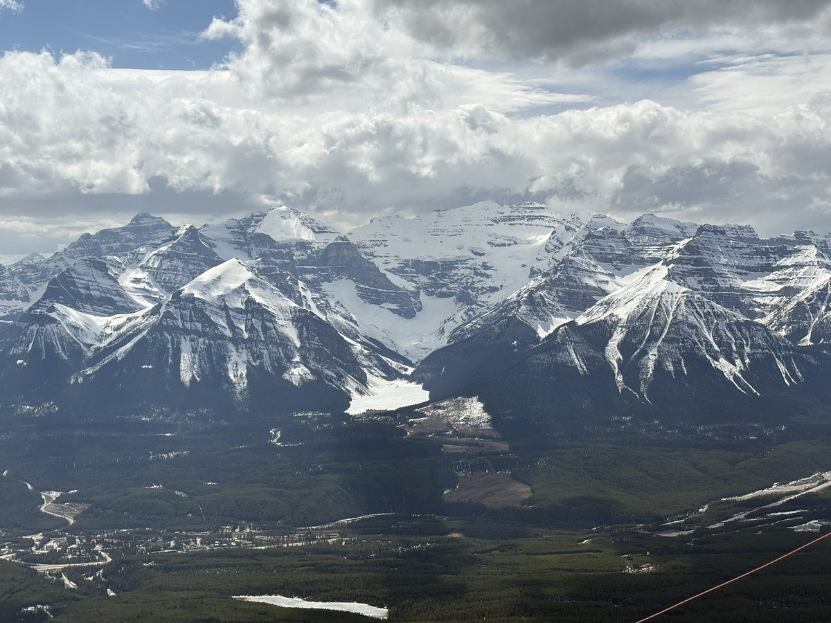 Lake Louise from the Lake Louise Ski Resort
Closing weekend, May 2025
Yeah, technically this isn’t the kootenays. . .  (They are just over the mountain behind lake Louise so ridiculously close
East Kootenay adjacent