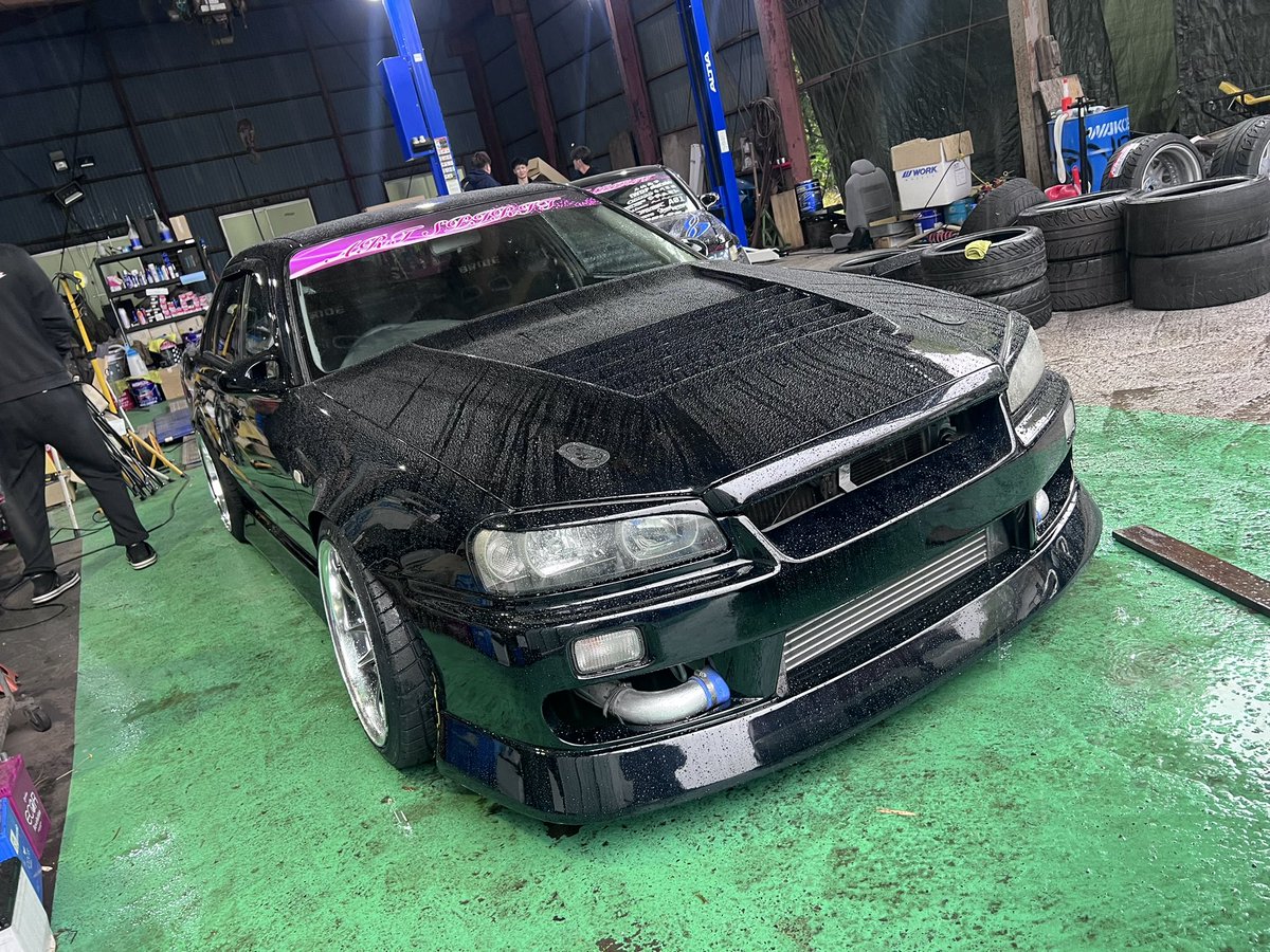 yaa_s04's tweet image. 千葉魂楽しかったけど全然乗れてなかったな😂まーまともなシェイクダウンは初めてだったって事で笑2年ちょいぶりに34復活しました😊