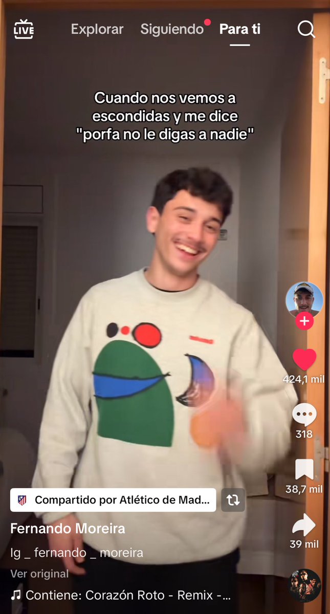 lo del admin de tiktok del atleti? JAHSHAJAHSH