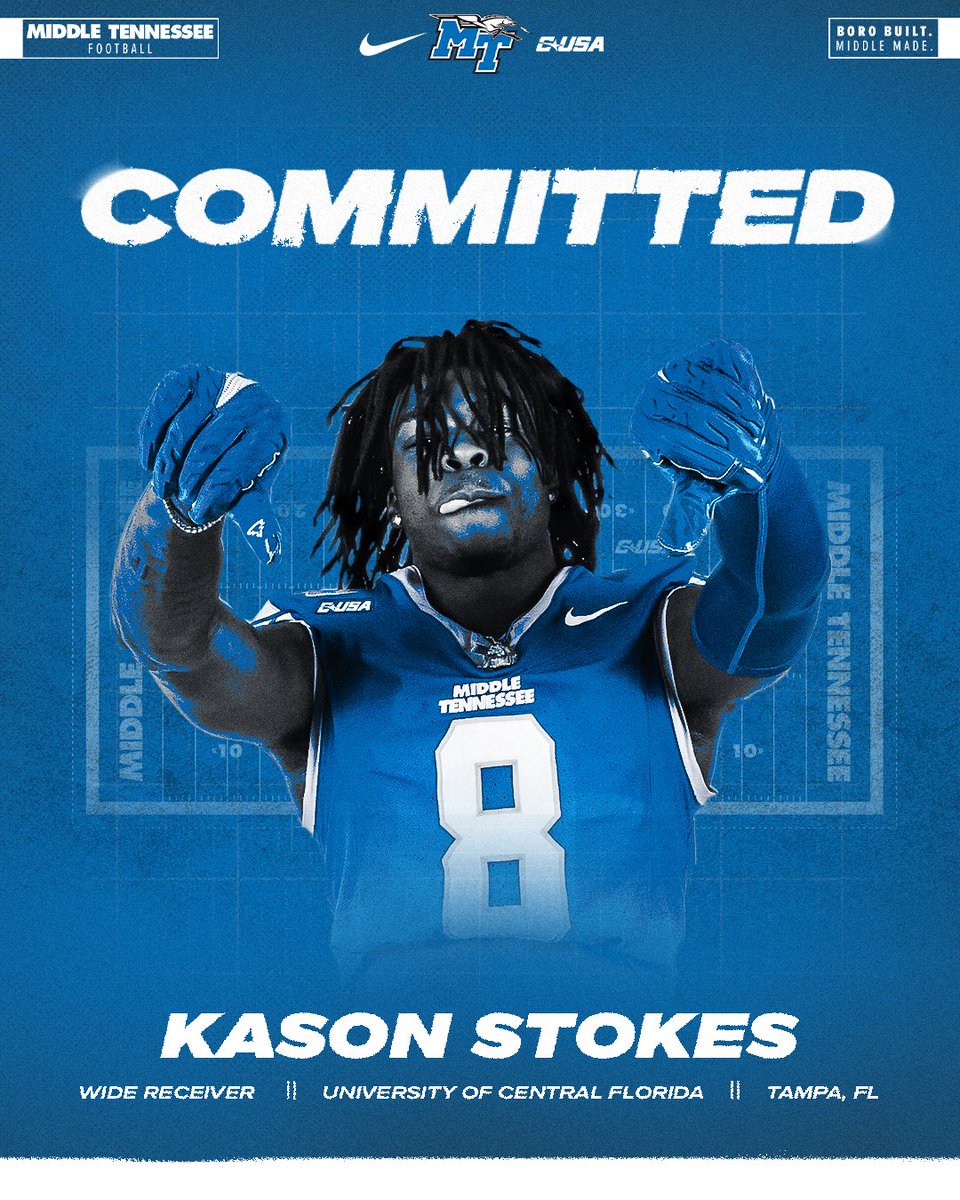 100 percent committed let’s get to work <a href="/MT_FB/">Middle Tennessee Football</a> #agtg