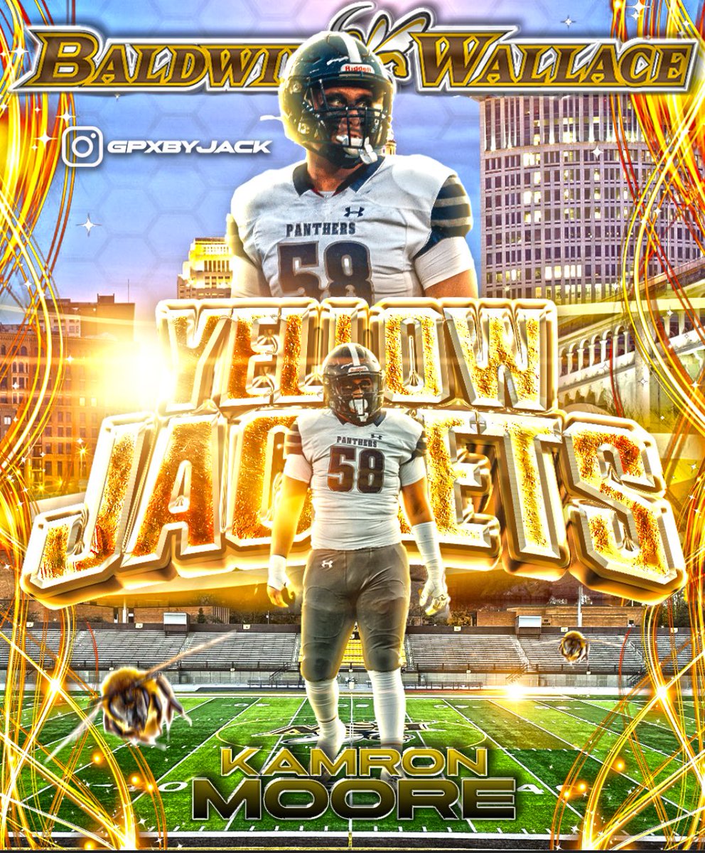 Kam Moore (@kammoore__) on Twitter photo #AGTG I am blessed to announce my Official Commitment to Baldwin Wallace University! I want to first thank all my family, friends & coaches for helping me get to where I'm at today. The next 4 are gonna be special, Let’s get to work! 🟡🟤 #GoJackets <a href="/CoachHilvert/">Jim Hilvert</a> <a href="/EthanNichol10/">Ethan Nichol</a> #AGTG I am blessed to announce my Official Commitment to Baldwin Wallace University! I want to first thank all my family, friends & coaches for helping me get to where I'm at today. The next 4 are gonna be special, Let’s get to work! 🟡🟤 #GoJackets <a href="/CoachHilvert/">Jim Hilvert</a> <a href="/EthanNichol10/">Ethan Nichol</a>