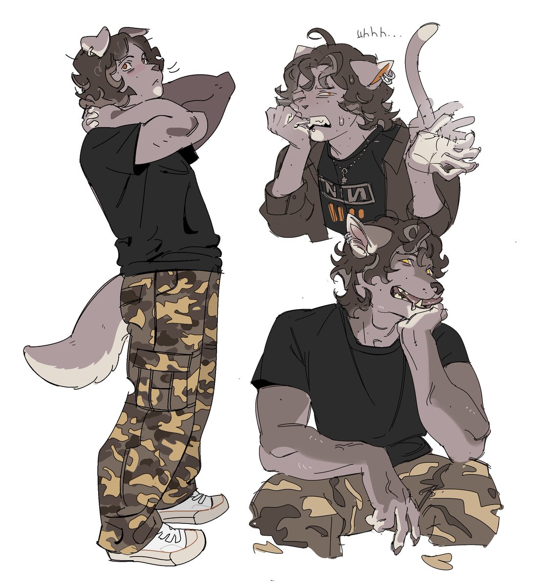 ddcrushh's tweet photo. same fursona different fonts https://t.co/b6UCee0G3v