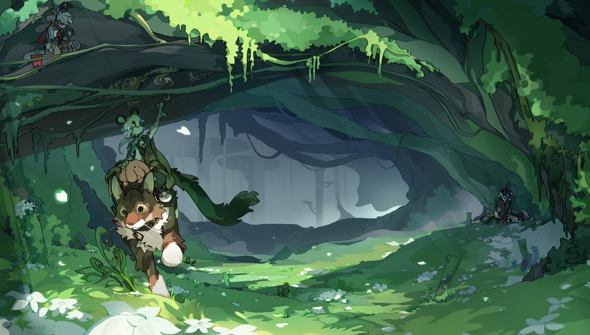 Icecube_Joey's tweet image. commission【It's funning to draw two color versions in the same environment