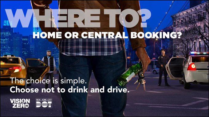 Designate a driver. Don't drink and drive.