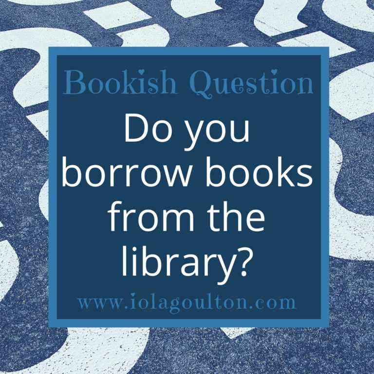 Do you borrow books from the library? I used to, but not so much since 
I got a Kindle. However, now my library loans ebooks, I might start again. iolagoulton.com/bookish-questi…
#BookishQuestion
#BookishQuestion