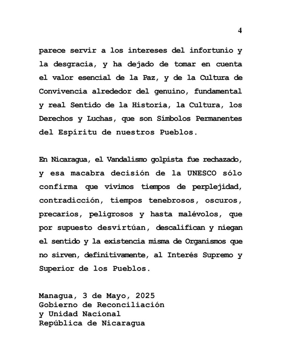 Muchas gracias por tus palabras Rosario… ellas valen más que cualquier premio o galardón.
Tus palabras son un reconocimiento de que lo que hacemos incide, de que estamos siempre presentes en tu día a día, aunque sea como pesadilla.
Reconoces somos El diario de los nicaragüenses!
