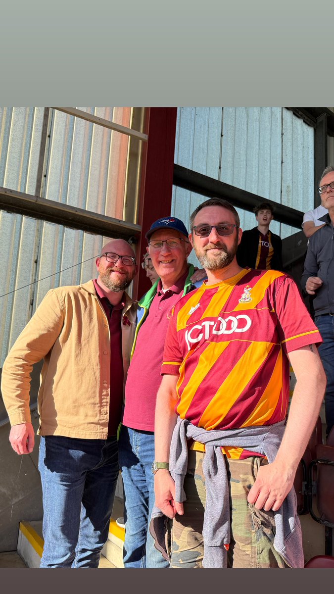 Just a Dad and his Lads! That was unreal today, unreal!! Been lucky in my time to see City promotions, but that was, well, unreal! I forgive you Dad for making me (us) follow City 😂 #bcafc <a href="/thecitygent/">Mike Harrison - Editor - The City Gent (P)</a> <a href="/flash_harry1982/">Rick Harrison</a>