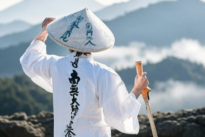 につこりと交はす会釈や遍路笠
#kigo #俳句 #写真俳句