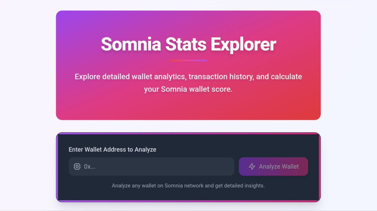 Somnia Update Check Your Testnet Stats https://t.co/8qpFmi3LVW Put Address  & Check ✓ 👉 New Users Can Join For Free #SomniaNetwork