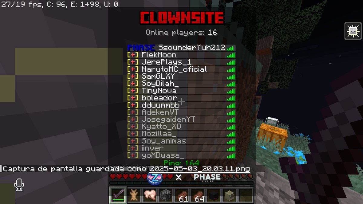 ¡Felicidades a <a href="/Jereplays_1/">Jere :/</a> por llevarse el premio!
Top2:
<a href="/LuffyS_Galaxy/">SamGLXY | Afiliado YōkaiRyū ☘️</a>
Top3:
@Arielbymassi991 
Gracias a todos, espero les haya gustado la vuelta de phase!